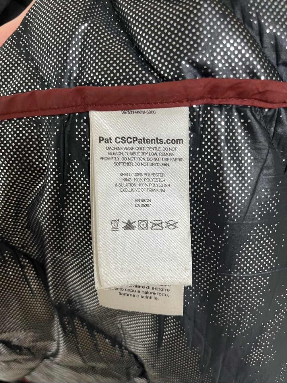 Columbia Black Quilted Omni-Heat Hooded Jacket women’s size M - Picture 3 of 4